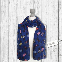 Load image into Gallery viewer, Scotty Dog Scarf Blue

