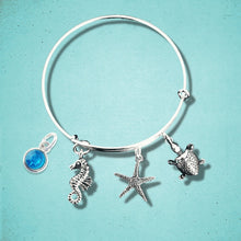 Load image into Gallery viewer, Sea Turtle Bangle Silver
