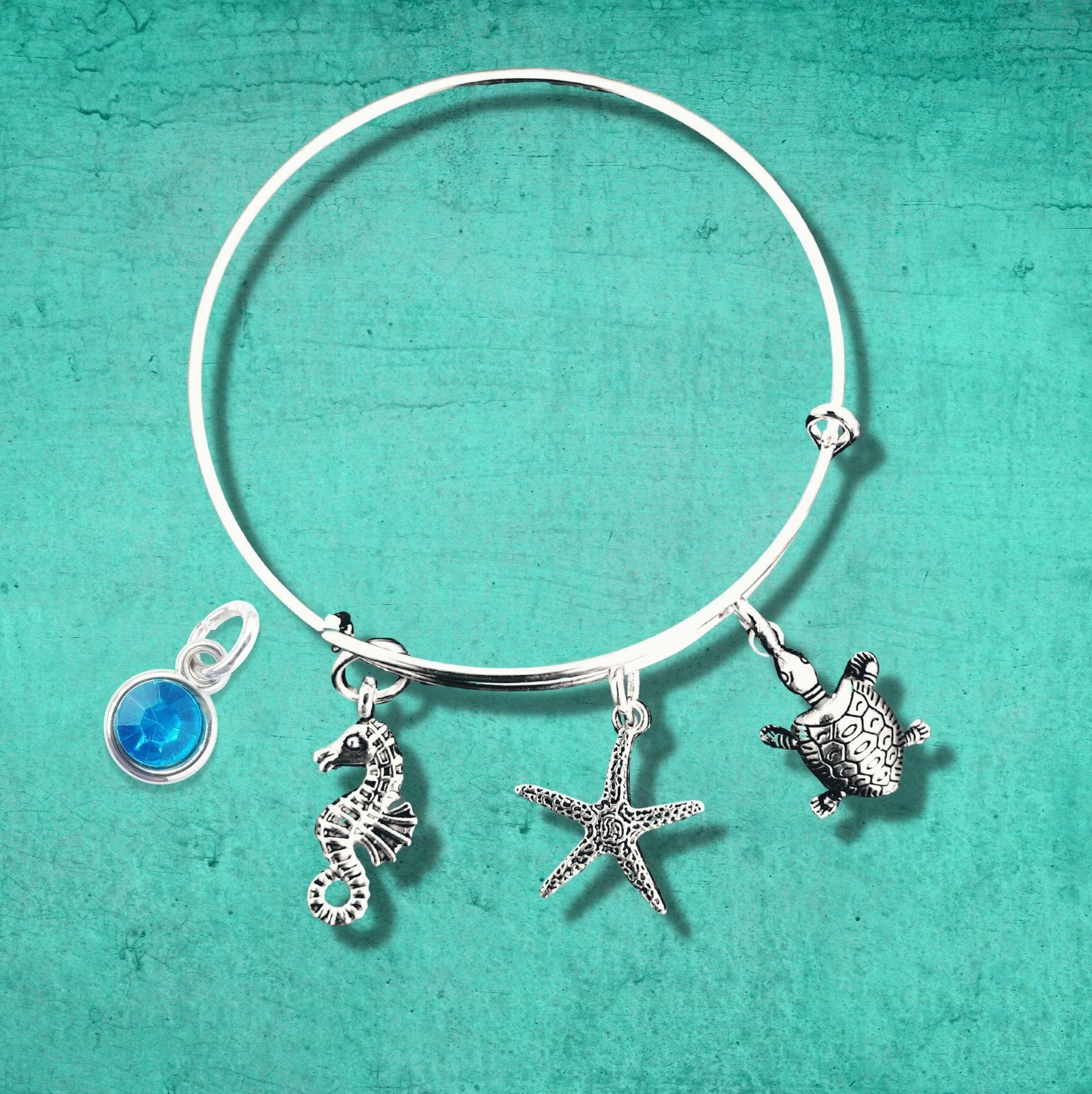 Sea Turtle Bangle Silver