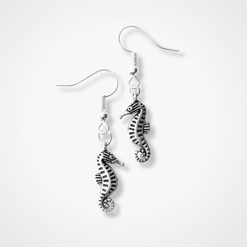 Seahorse Earrings Silver