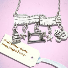 Load image into Gallery viewer, Seamstress Necklace Silver
