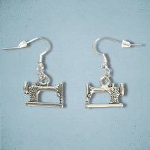 Load image into Gallery viewer, Sewing Machine Earrings Silver
