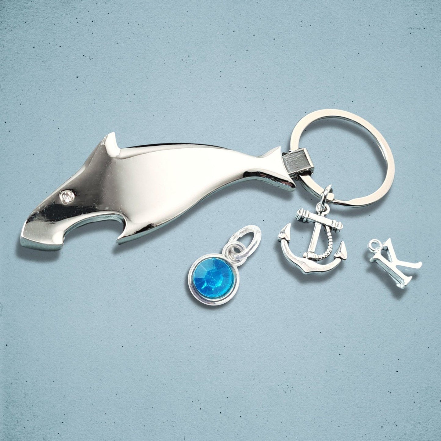 Shark Bottle Opener Keyring