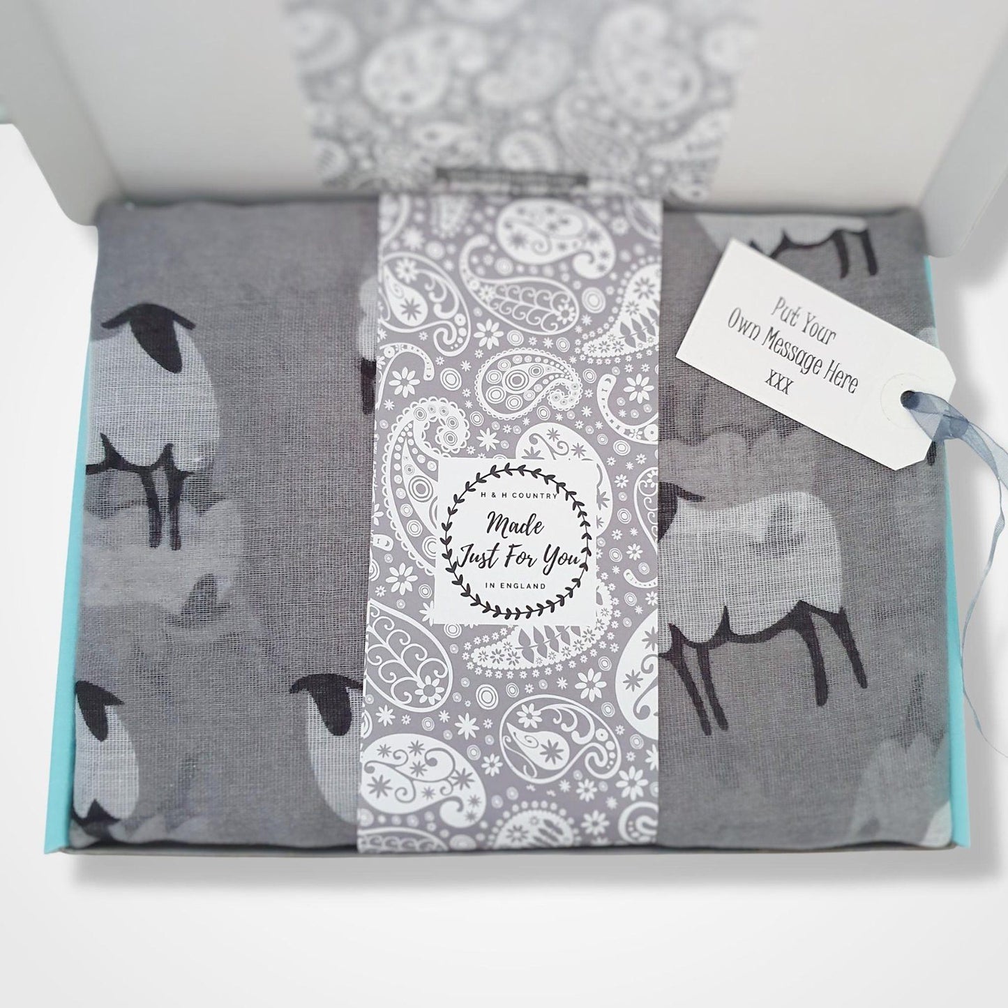 Sheep Scarf Grey