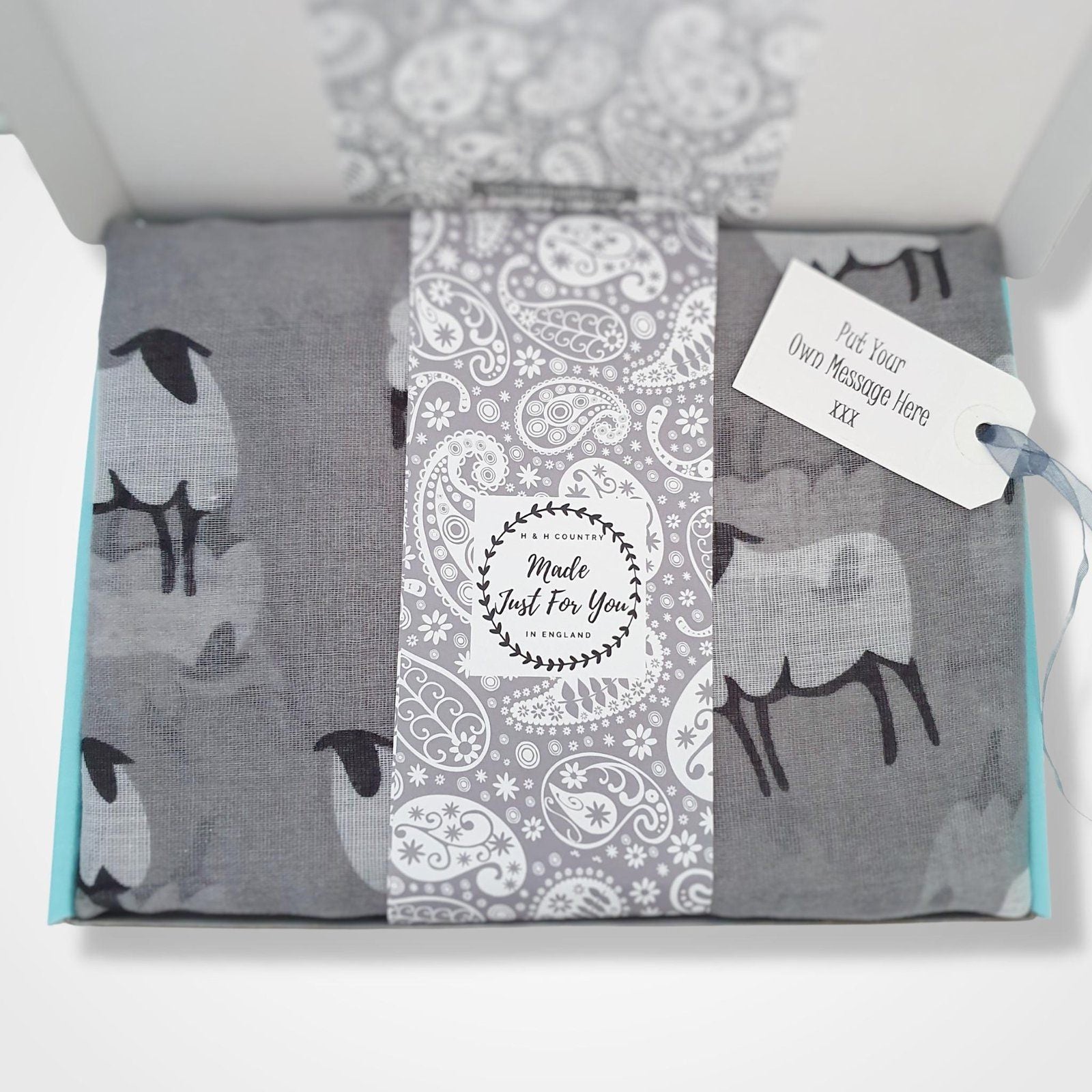 Sheep Scarf Grey
