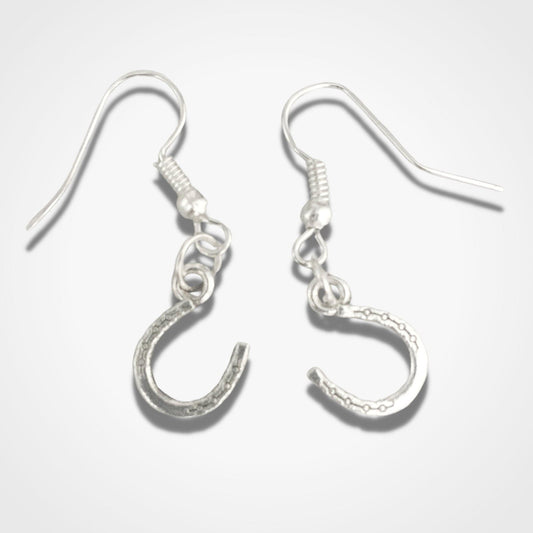 Silver Horseshoe Earrings