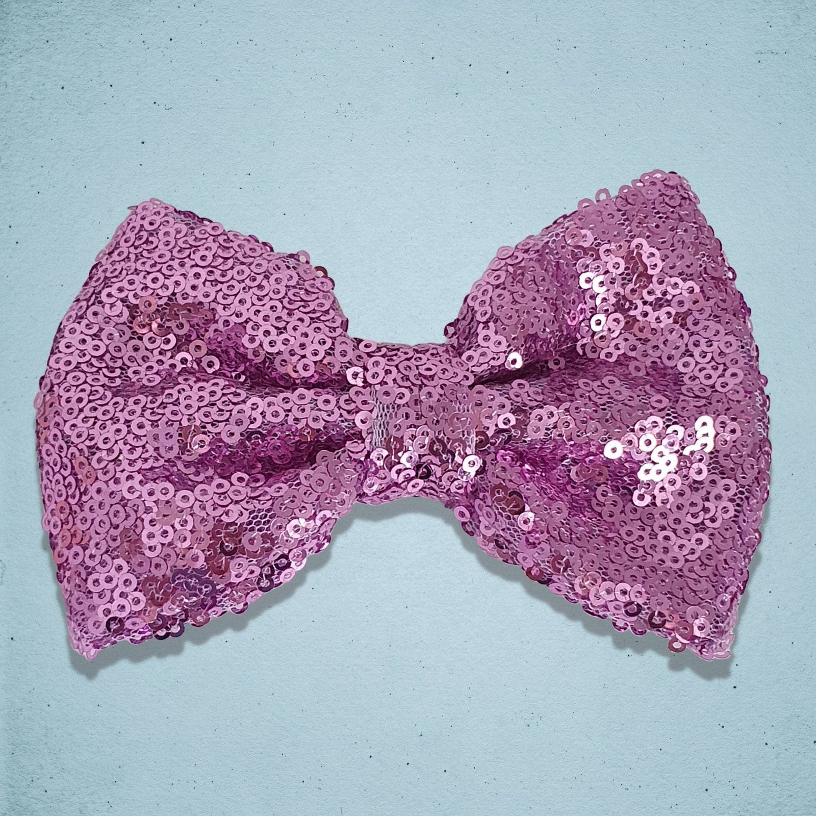 Sparkly Dog Bow Tie Lilac