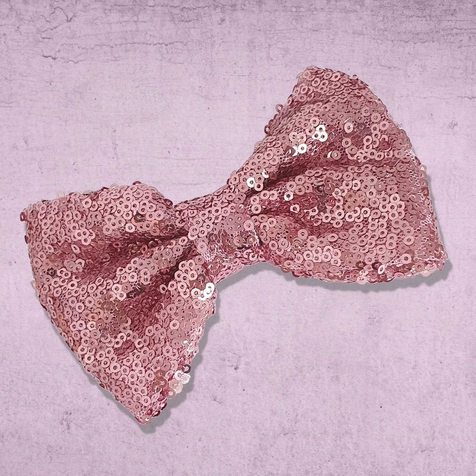 Sparkly Dog Bow Tie Pink