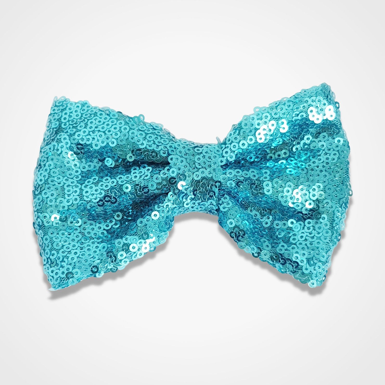 Sparkly Dog Bow Tie Turquoise