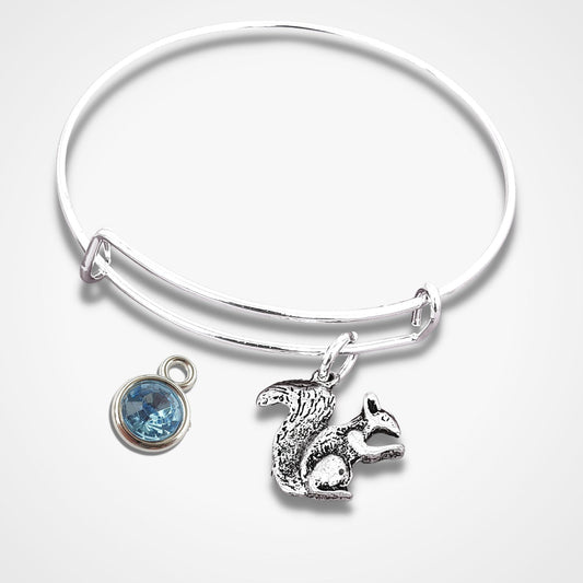 Squirrel Bangle Silver