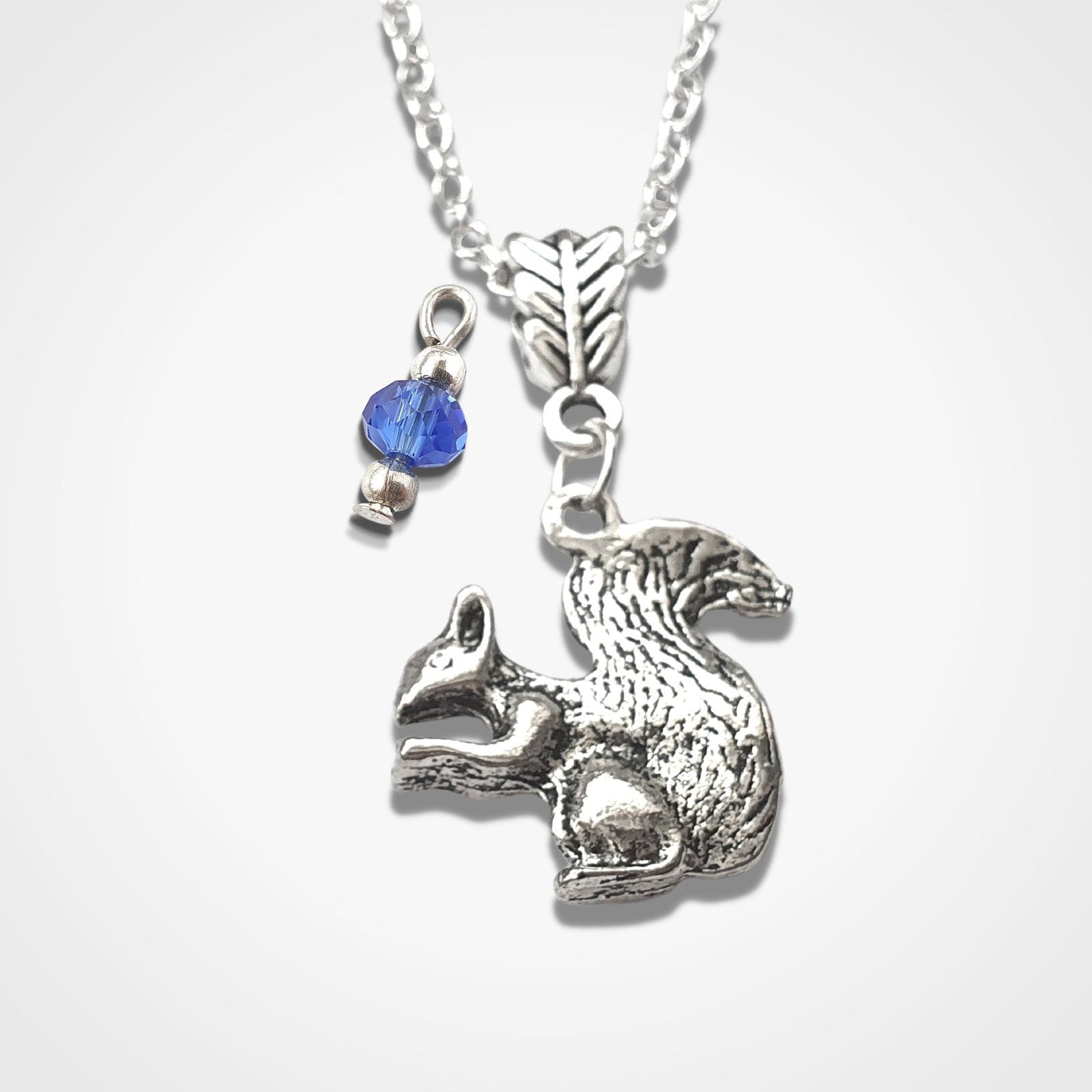Squirrel Necklace Silver