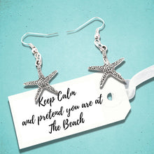 Load image into Gallery viewer, Starfish Earrings Silver
