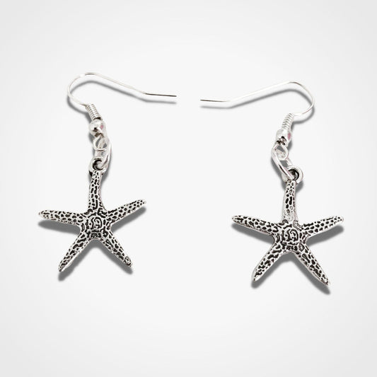 Starfish Earrings Silver