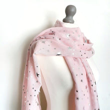 Load image into Gallery viewer, Starry Scarf Pink

