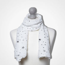 Load image into Gallery viewer, Starry Scarf White

