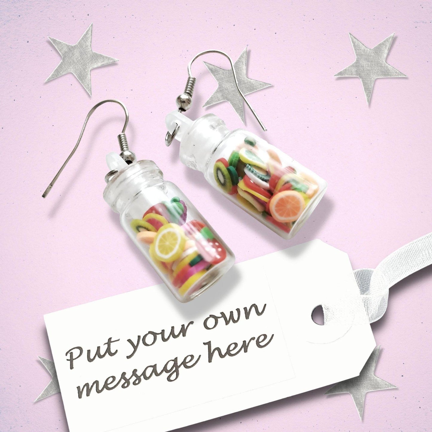 Sweet Jar Earrings Silver