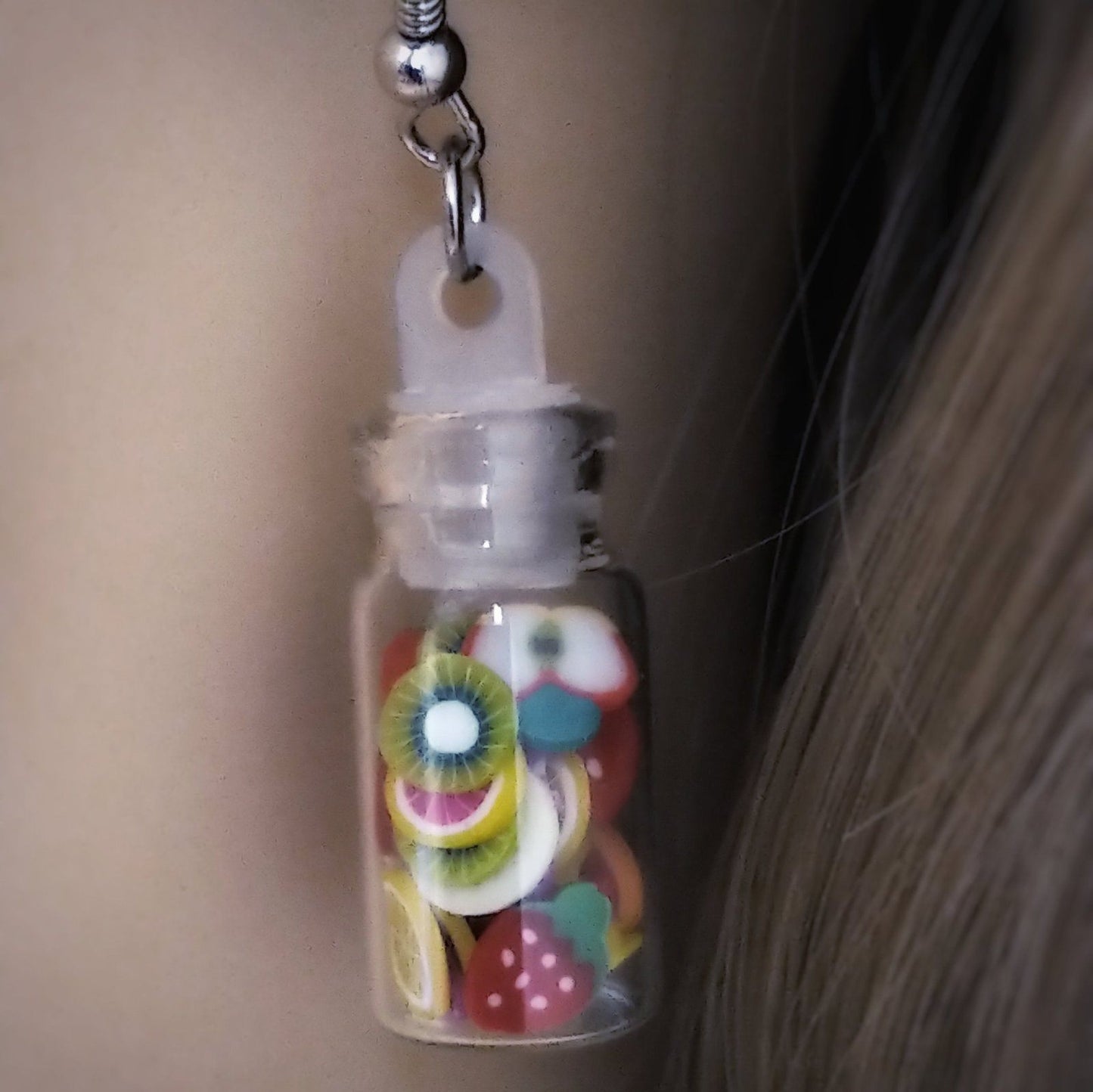 Sweet Jar Earrings Silver