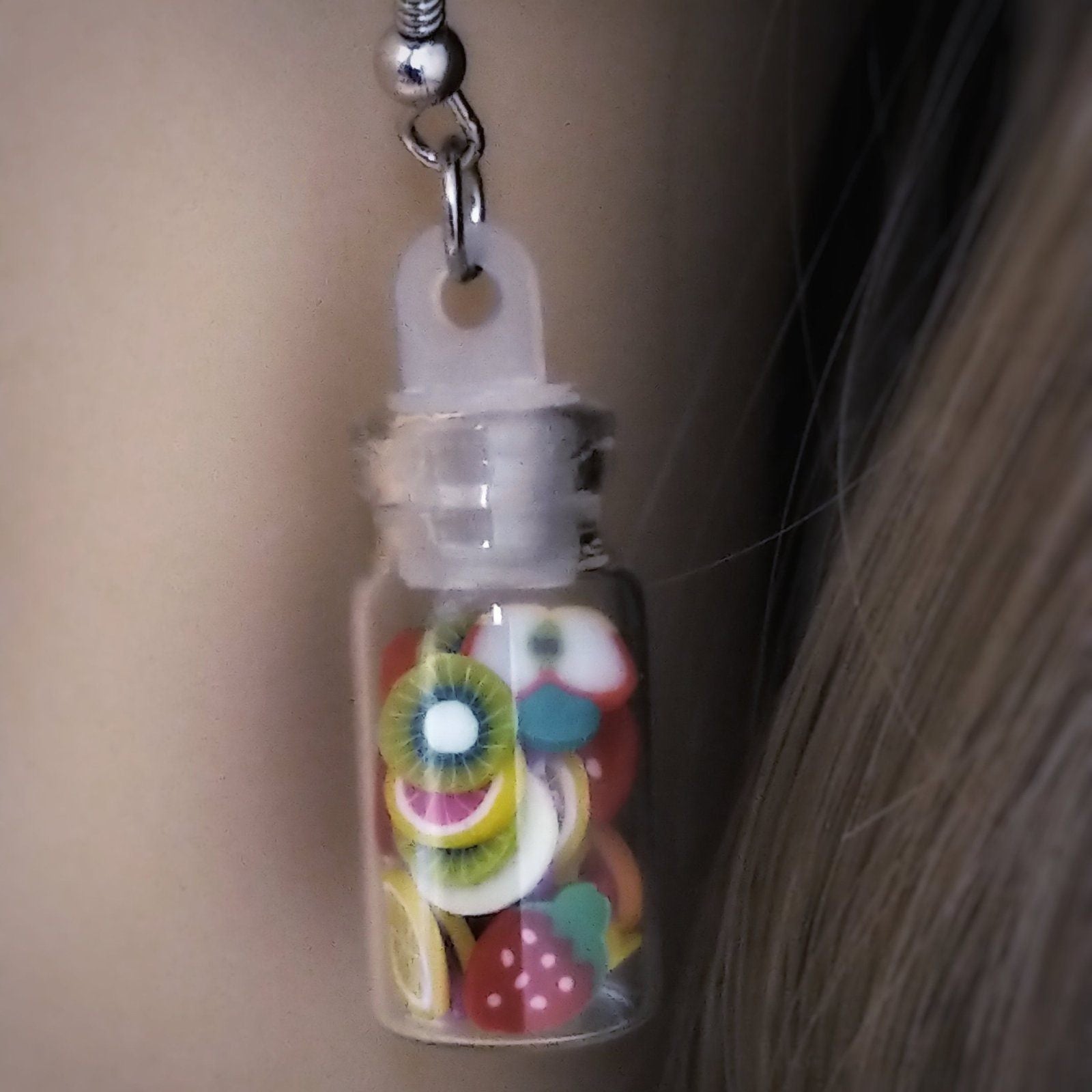 Sweet Jar Earrings Silver