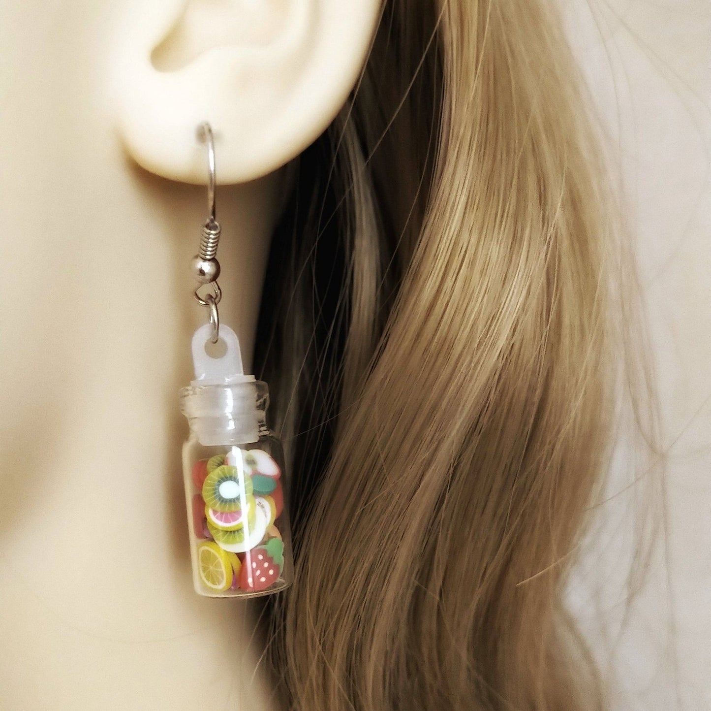 Sweet Jar Earrings Silver