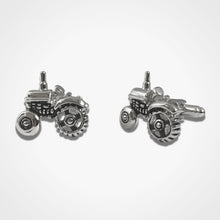 Load image into Gallery viewer, Tractor Cufflinks Silver
