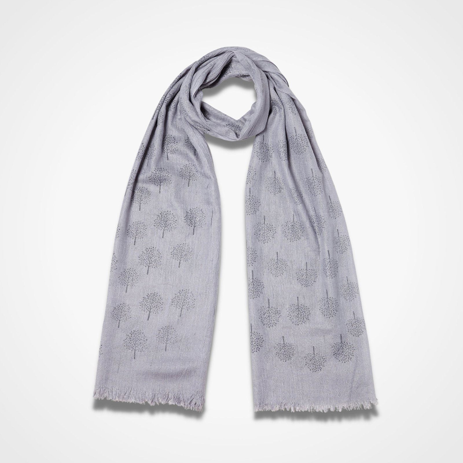 Tree Scarf Grey