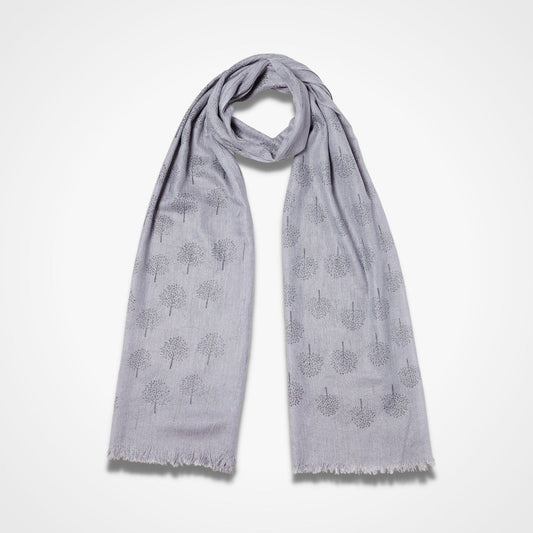 Tree Scarf Grey