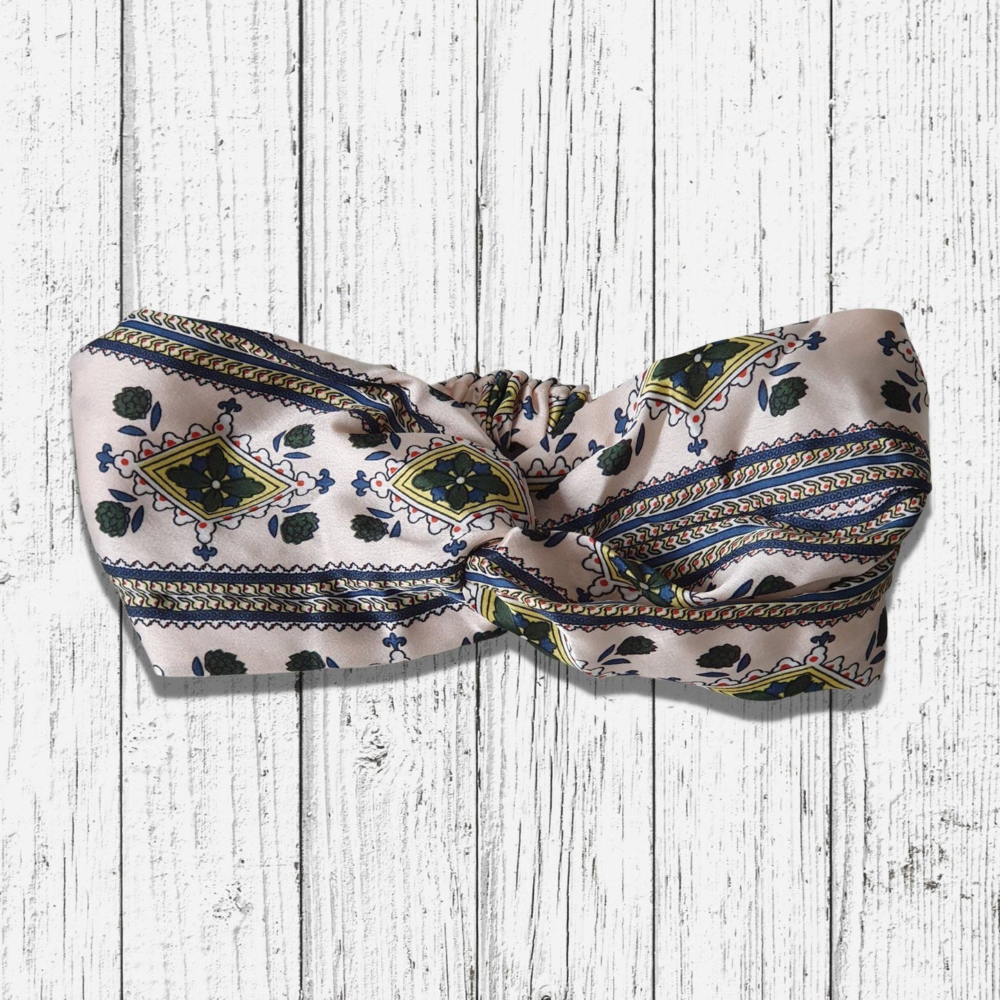 Twist Knot Headband Pink Vintage