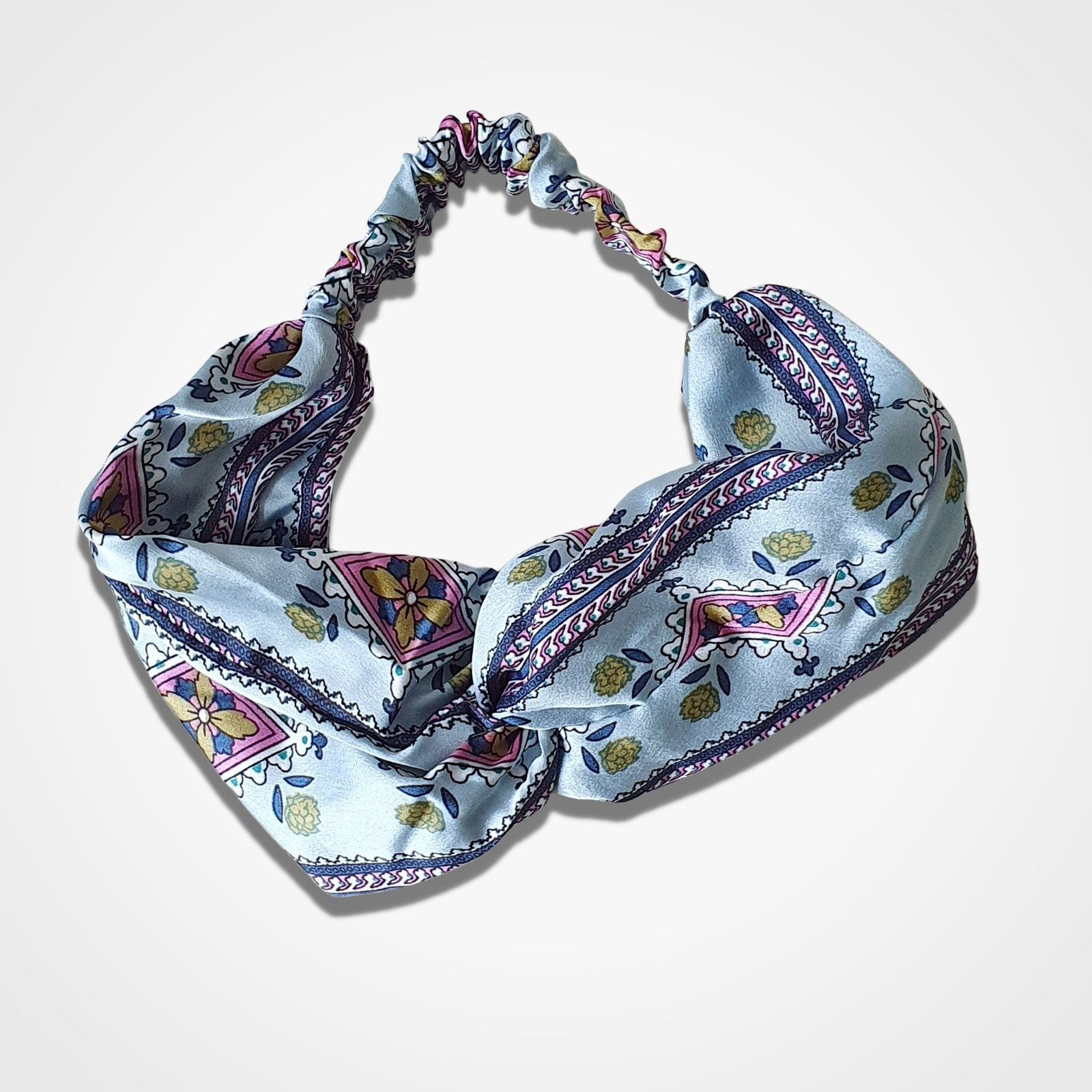 Twist Knot Headband Slate Vintage
