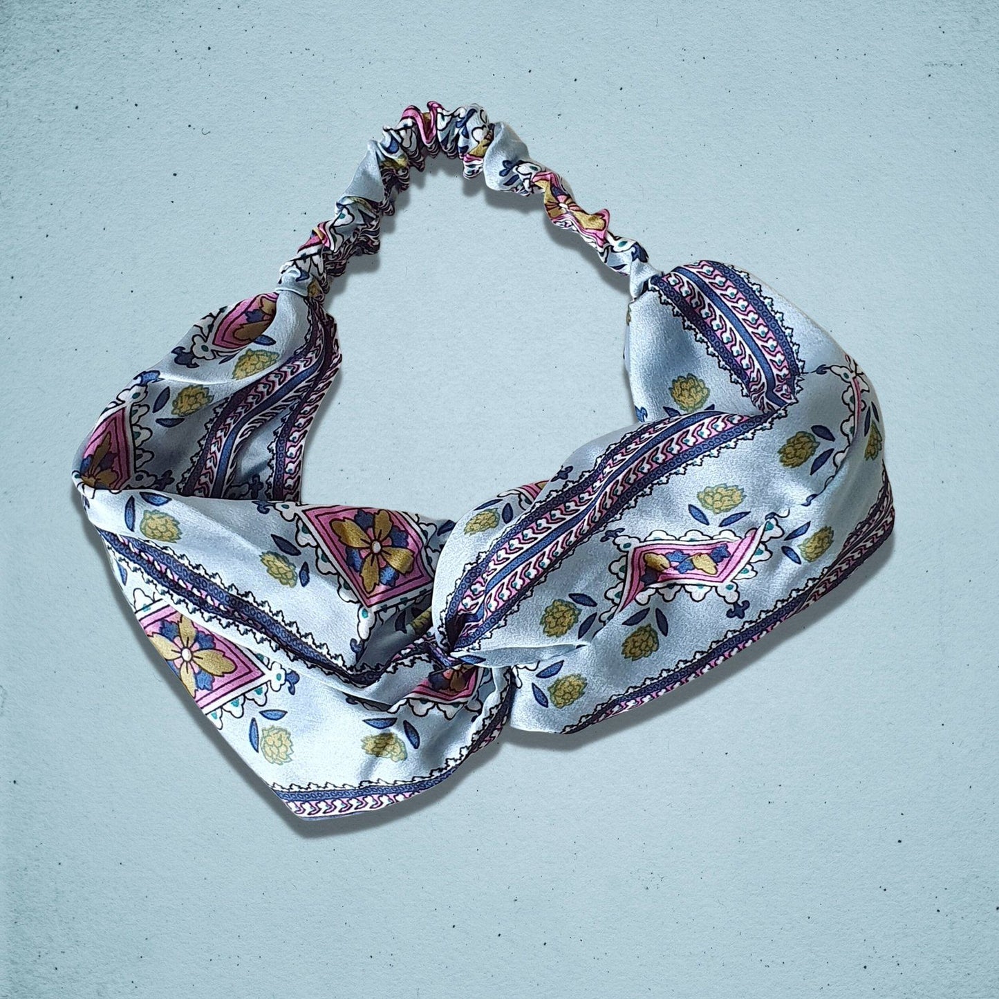 Twist Knot Headband Slate Vintage
