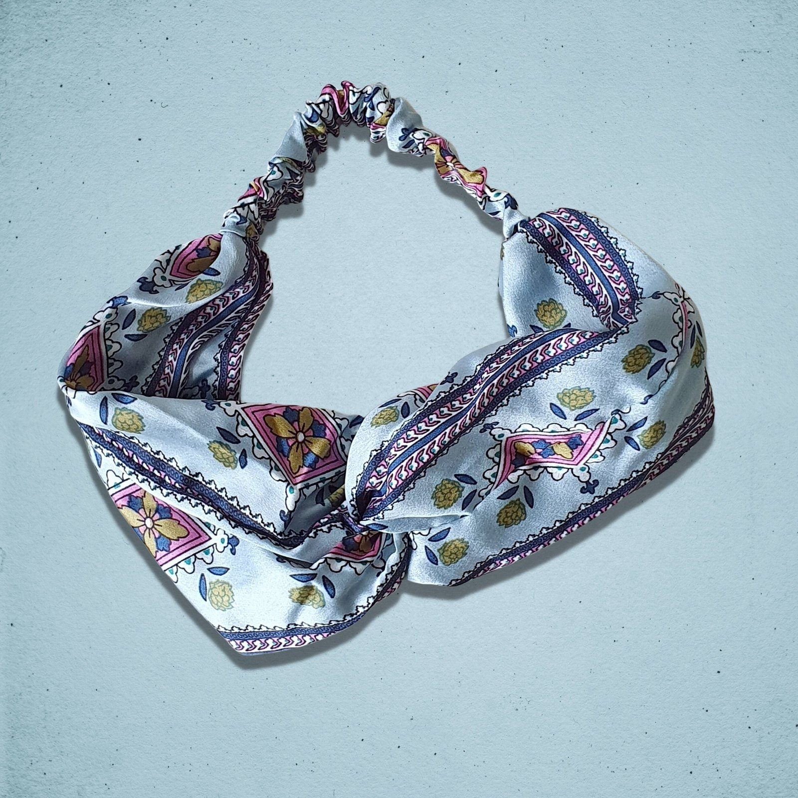 Twist Knot Headband Slate Vintage