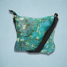 Load image into Gallery viewer, Van Gogh Almond Blossom Cross Body Bag Green
