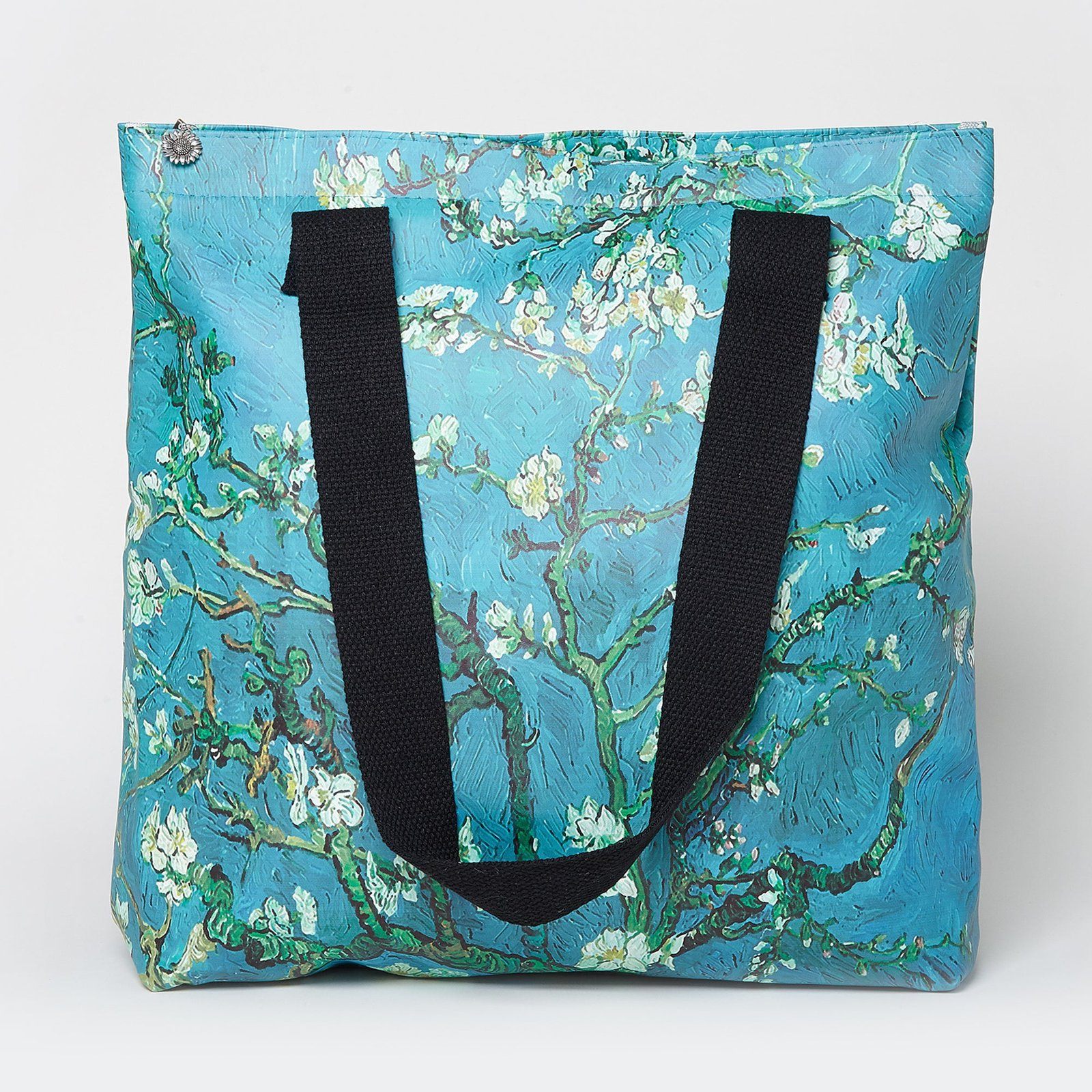 Van Gogh Almond Blossom Print Shopper Blue