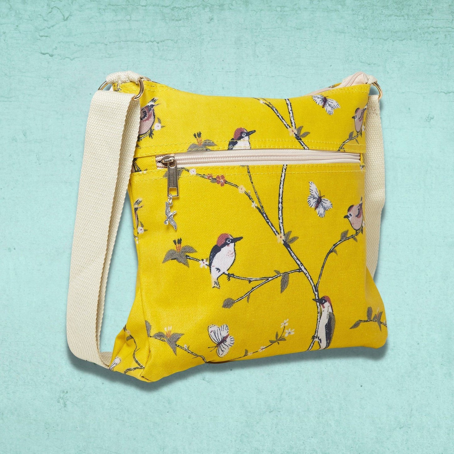 Woodpecker Cross Body Bag Yellow