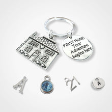 Load image into Gallery viewer, First Home Keyring - Silver
