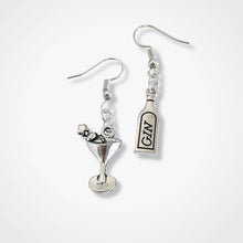 Load image into Gallery viewer, Gin and Tonic Earrings - Silver
