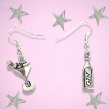 Load image into Gallery viewer, Gin and Tonic Earrings - Silver
