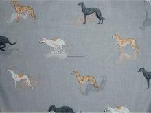 Load image into Gallery viewer, Greyhound Print Scarf - Grey

