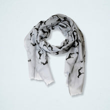 Load image into Gallery viewer, Greyhound Scarf - Grey
