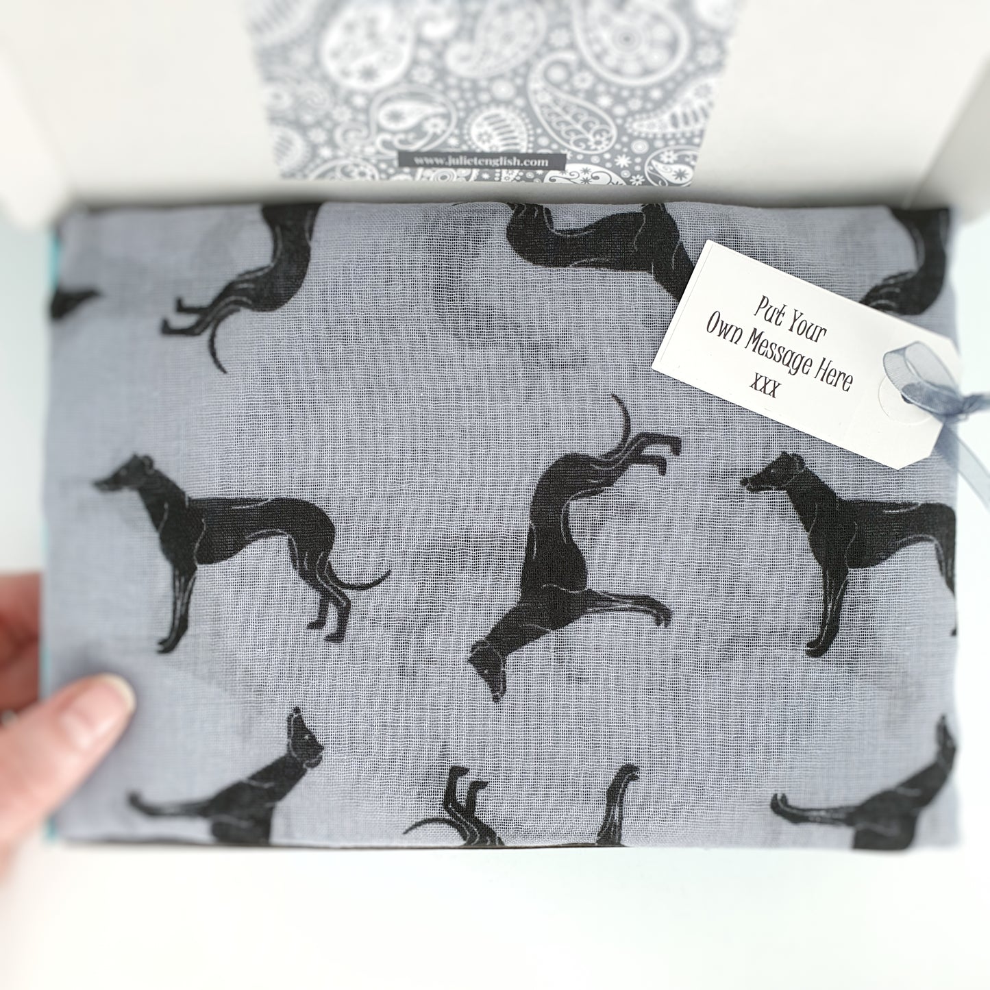 Greyhound Scarf - Grey