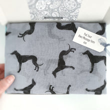 Load image into Gallery viewer, Greyhound Scarf - Grey
