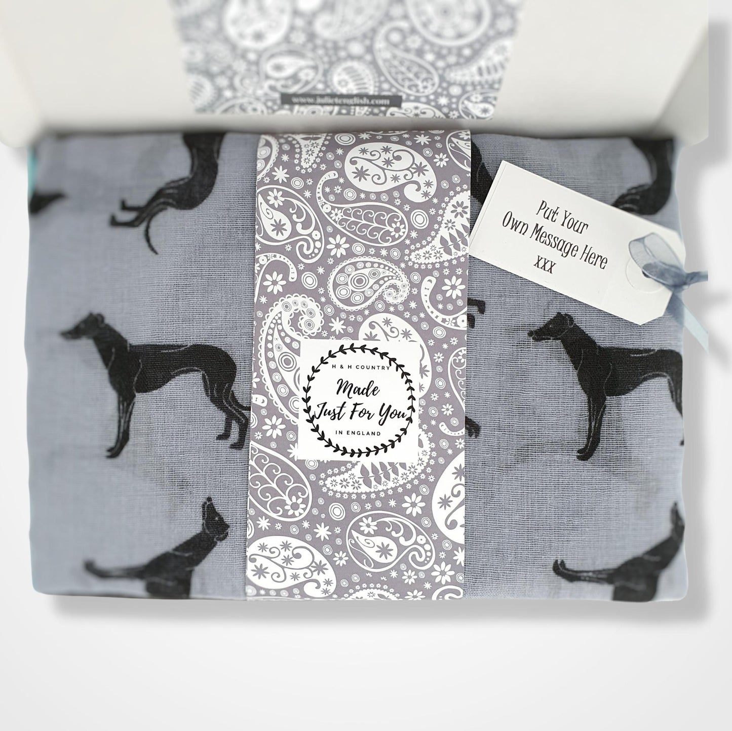 Greyhound Scarf - Grey