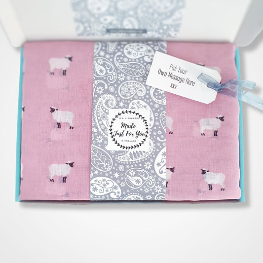 Little Sheep Scarf - Light Pink