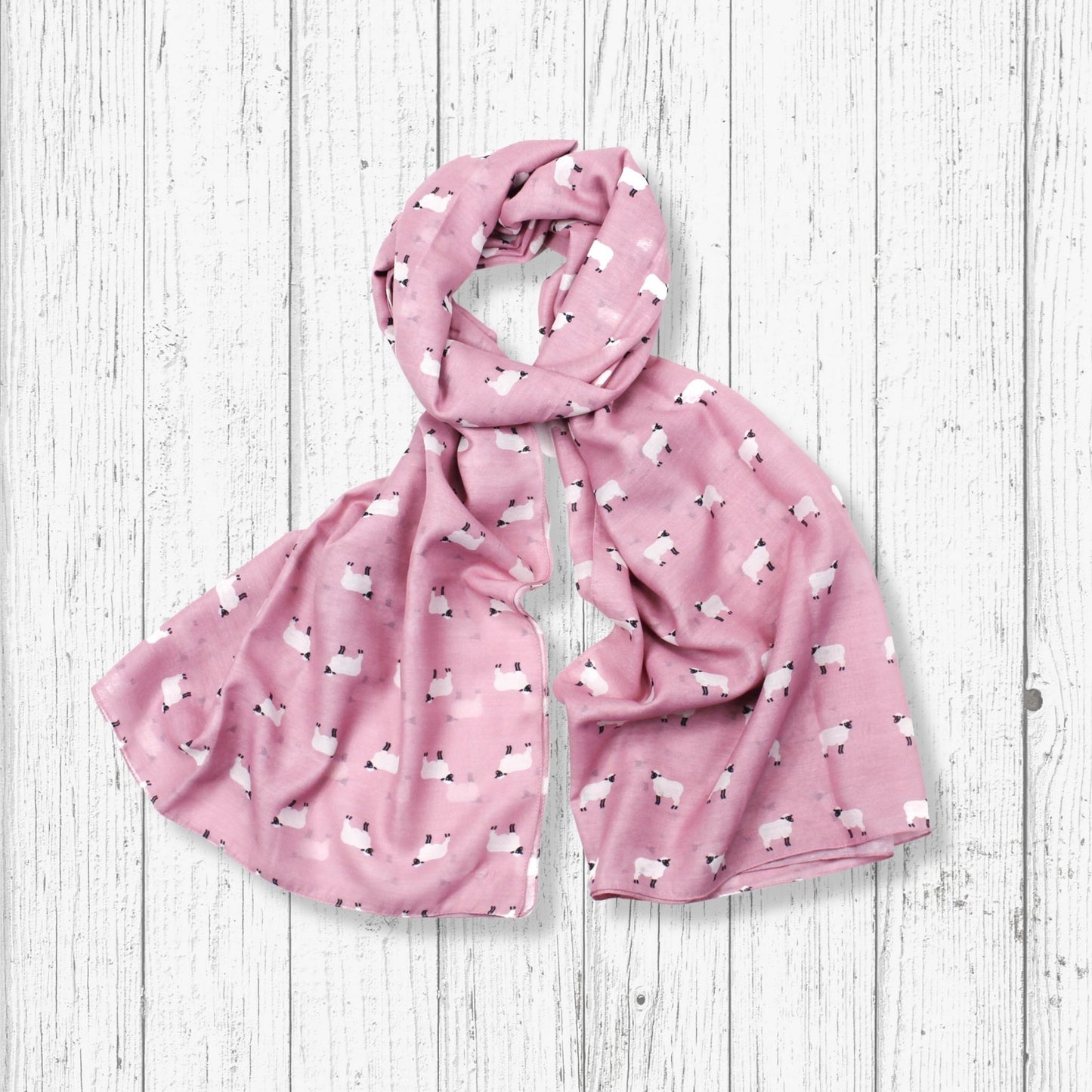 Little Sheep Scarf - Light Pink