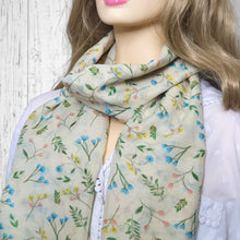 Load image into Gallery viewer, Meadow Flower Scarf - Yellow
