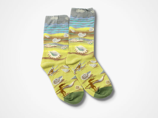 Seashell Socks - Yellow