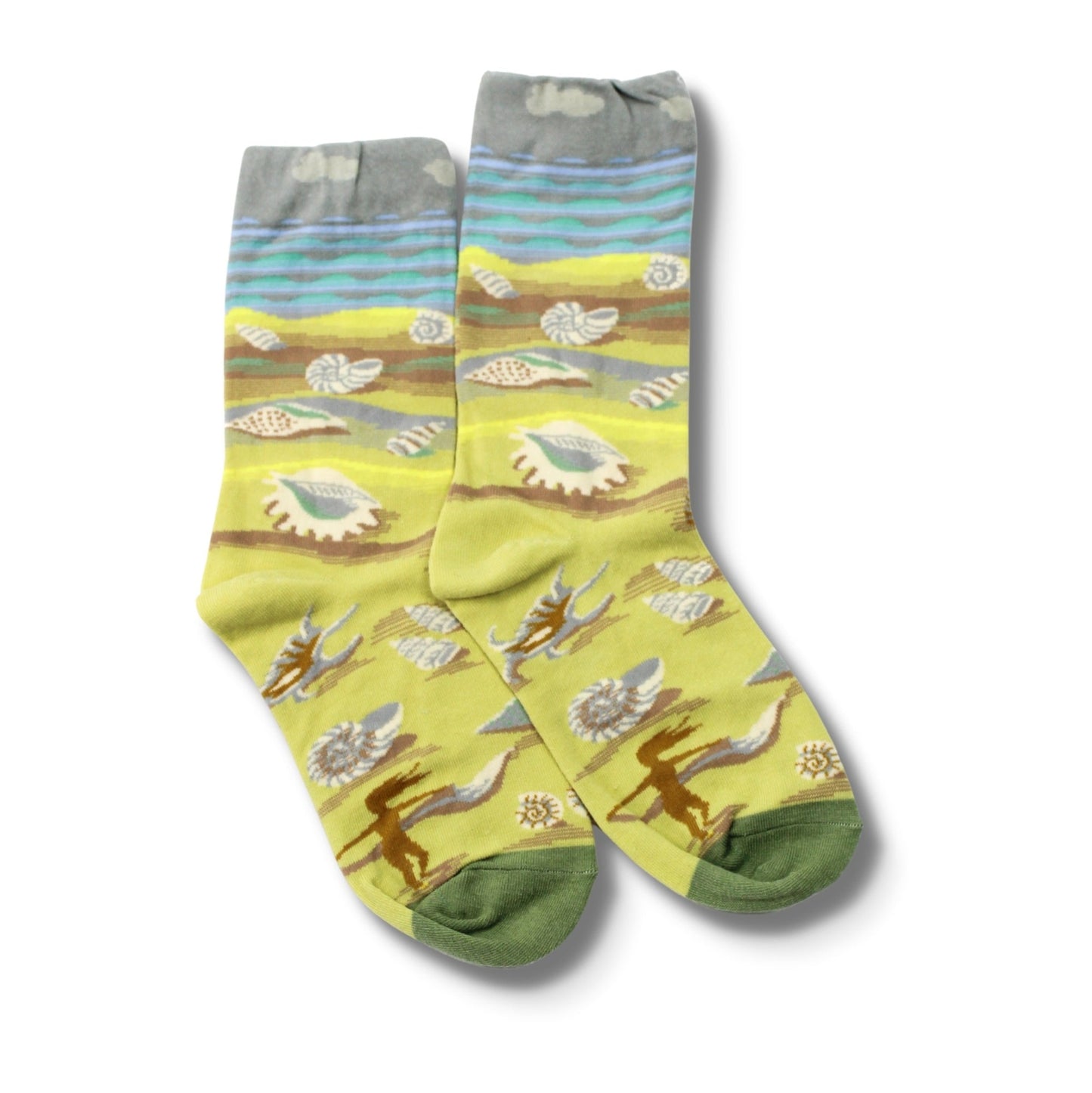 Seashell Socks - Yellow