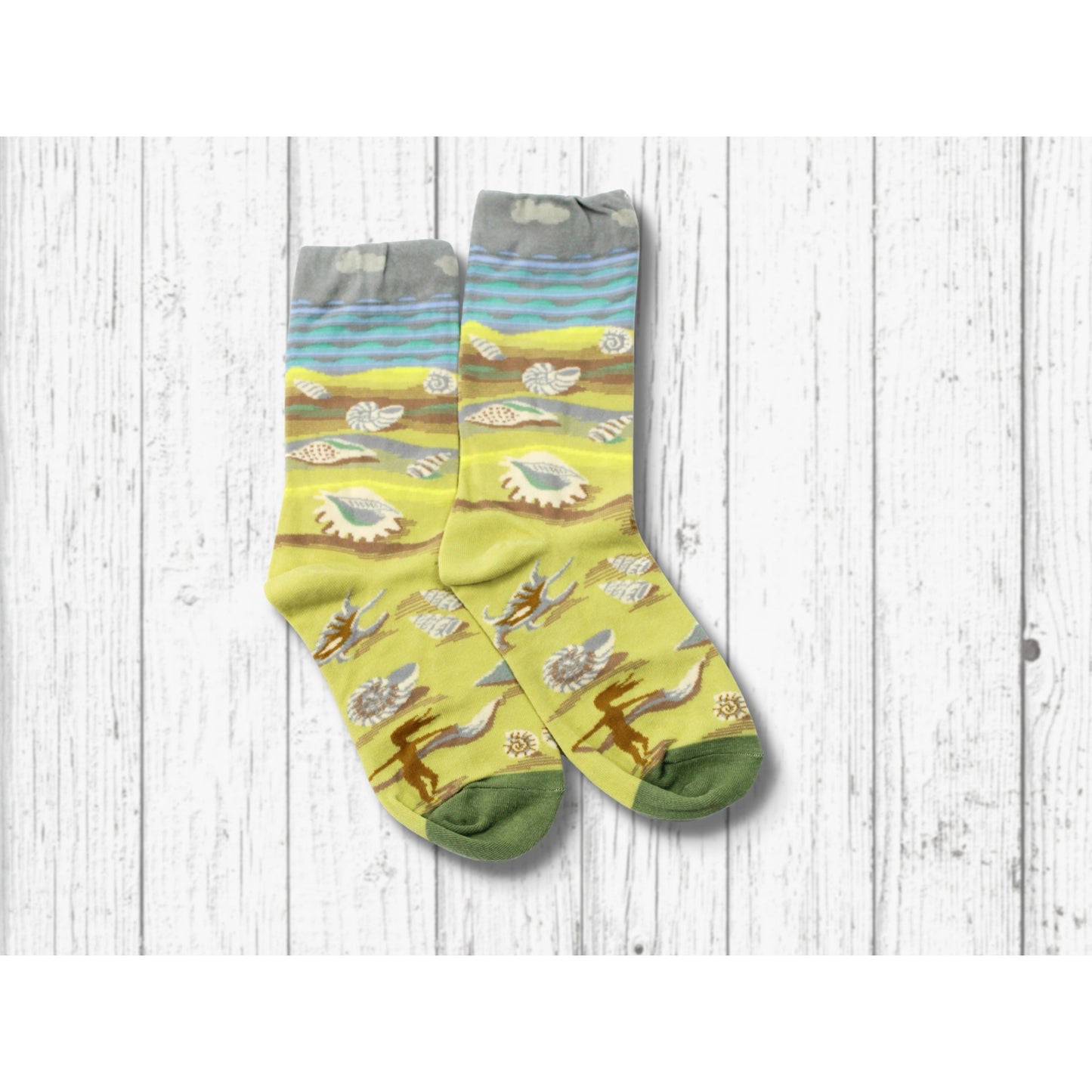 Seashell Socks - Yellow