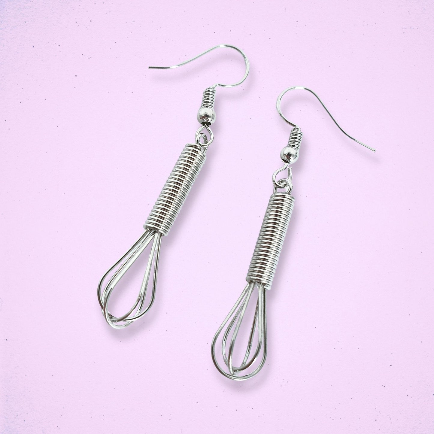 Whisk Earrings - Silver